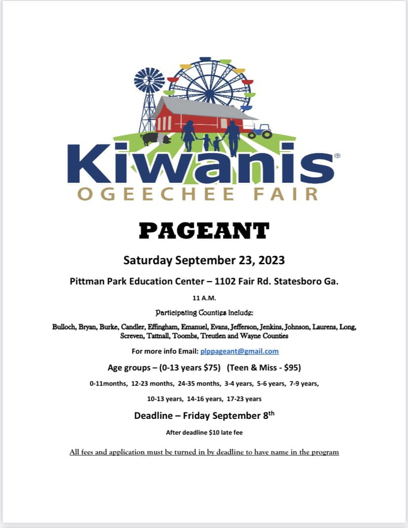 Miss Kiwanis Ogeechee Fair Kiwanis Ogeechee Fair